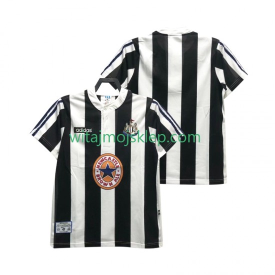 Koszulka Newcastle United 1995 1997 Retro Męska Stroje Domowe Krótkie Rękawy