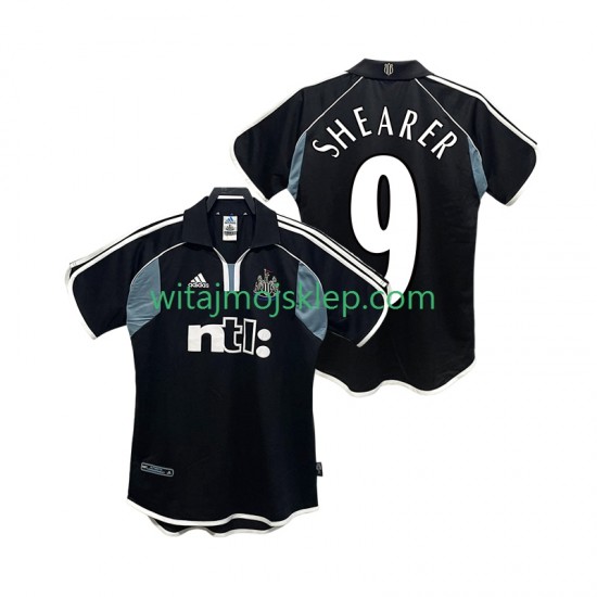 Koszulka Newcastle United SHEARER 9 2000 2001 Retro Męska Stroje Wyjazdowe Krótkie Rękawy