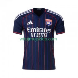 Koszulka Olympique Lyon Męska Stroje Wyjazdowe 2025-2026 Krótkie Rękawy