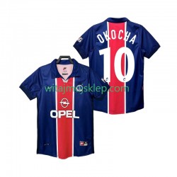 Koszulka Paris Saint-Germain OKOCHA 10 Retro Męska Stroje Domowe 1998 1999 Krótkie Rękawy