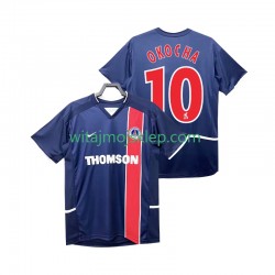 Koszulka Paris Saint-Germain OKOCHA 10 2003 Retro Męska Stroje Domowe 2002 Krótkie Rękawy