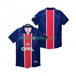 Koszulka Paris Saint-Germain Retro Męska Stroje Domowe 1998 1999 Krótkie Rękawy