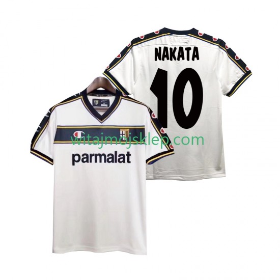 Koszulka Parma NAKATA 10 2003 Retro Męska Stroje Wyjazdowe 2002 Krótkie Rękawy