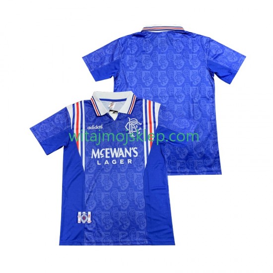 Koszulka Rangers 1996 1997 Retro Męska Stroje Domowe Krótkie Rękawy