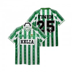 Koszulka Real Betis FINIDI 25 1995 1996 Retro Męska Stroje Domowe Krótkie Rękawy