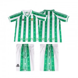 Koszulka Real Betis 1996 1997 Retro Dziecięca Stroje Domowe Krótkie Rękawy