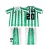 Koszulka Real Betis Tomas Olias 20 1996 1997 Retro Dziecięca Stroje Domowe Krótkie Rękawy