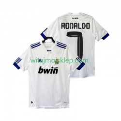 Koszulka Real Madryt Cristiano Ronaldo 7 Retro Męska Stroje Domowe 2011 2010 Krótkie Rękawy