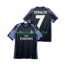 Koszulka Real Madryt Cristiano Ronaldo 7 2016 2017 Retro Męska Trzeci Strój Krótkie Rękawy