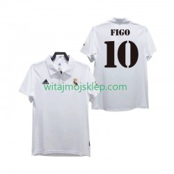 Koszulka Real Madryt FIGO 10 2003 Retro Męska Stroje Domowe 2002 Krótkie Rękawy
