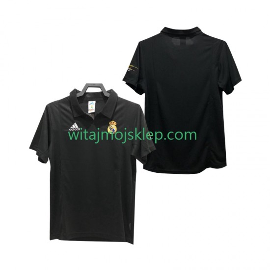 Koszulka Real Madryt 2003 Retro Męska Stroje Wyjazdowe 2002 Krótkie Rękawy