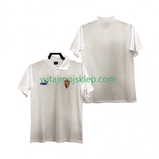 Koszulka Real Zaragoza 1995 Retro Męska Stroje Domowe Krótkie Rękawy