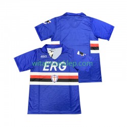 Koszulka Sampdoria 1990 1991 Retro Męska Stroje Domowe Krótkie Rękawy