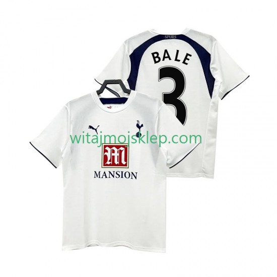 Koszulka Tottenham Hotspur Bale 3 2007 Retro Męska Stroje Domowe 2006 Krótkie Rękawy