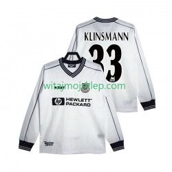 Koszulka Tottenham Hotspur KLINSMANN 33 1997 Retro Męska Stroje Domowe 1999 Długie Rękawy