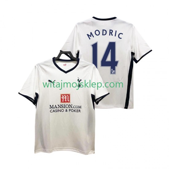 Koszulka Tottenham Hotspur Modrić Luca 14 2009 Retro Męska Stroje Domowe 2008 Krótkie Rękawy