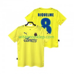 Koszulka Villarreal CF RIQUELME 8 2005 Retro Męska Stroje Domowe 2006 Krótkie Rękawy