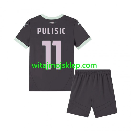 Koszulka AC Milan Pulisic 11 Dziecięca Trzeci Strój 2024-2025 Krótkie Rękawy