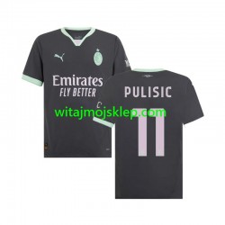 Koszulka AC Milan Pulisic 11 Męska Trzeci Strój 2024-2025 Krótkie Rękawy