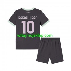 Koszulka AC Milan Rafael Leao 10 Dziecięca Trzeci Strój 2024-2025 Krótkie Rękawy