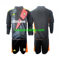 Koszulka Aston Villa Bramkarskie Dziecięca Stroje Domowe 2024-2025 Długie Rękawy