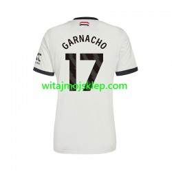 Koszulka Manchester United GARNACHO 17 Męska Trzeci Strój 2024-2025 Krótkie Rękawy