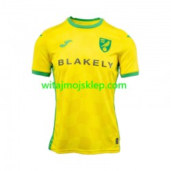 Koszulka Norwich City Męska Stroje Domowe 2024-2025 Krótkie Rękawy