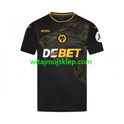 Koszulka Wolverhampton Wanderers Męska Stroje Wyjazdowe 2024-2025 Krótkie Rękawy