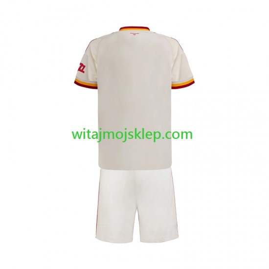 Koszulka AS Roma Dziecięca Stroje Wyjazdowe 2026-2027 Krótkie Rękawy