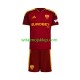 Koszulka AS Roma Dziecięca Stroje Domowe 2026-2027 Krótkie Rękawy