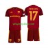 Koszulka AS Roma Manu Kone 17 Dziecięca Stroje Domowe 2026-2027 Krótkie Rękawy