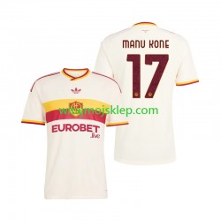 Koszulka AS Roma Manu Kone 17 Męska Stroje Wyjazdowe 2026-2027 Krótkie Rękawy Koszulka AS Roma Manu Kone 17 Męska Stroje Wyjazdowe 2026-2027 Krótkie Rękawy