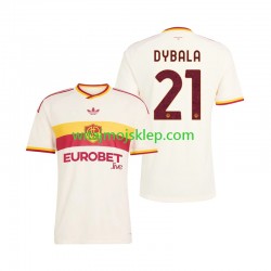 Koszulka AS Roma Paulo Dybala 21 Męska Stroje Wyjazdowe 2026-2027 Krótkie Rękawy