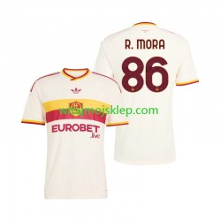 Koszulka AS Roma Rodrigo Mora 86 Męska Stroje Wyjazdowe 2026-2027 Krótkie Rękawy