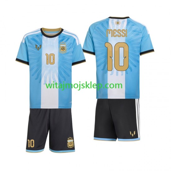 Koszulka Reprezentacja Argentyny Lionel Messi 10 Special Dziecięca Stroje Domowe 2026-2027 Krótkie Rękawy