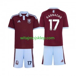Koszulka Aston Villa Alejandro Garnacho 17 Dziecięca Stroje Domowe 2026-2027 Krótkie Rękawy Koszulka Aston Villa Alejandro Garnacho 17 Dziecięca Stroje Domowe 2026-2027 Krótkie Rękawy