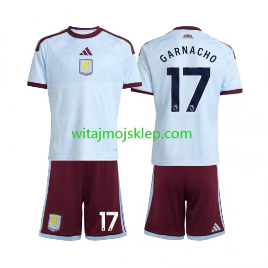 Koszulka Aston Villa Alejandro Garnacho 17 Dziecięca Trzeci Strój 2026-2027 Krótkie Rękawy