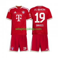 Koszulka Bayern Monachium Alphonso Davies 19 Dziecięca Stroje Domowe 2026-2027 Krótkie Rękawy