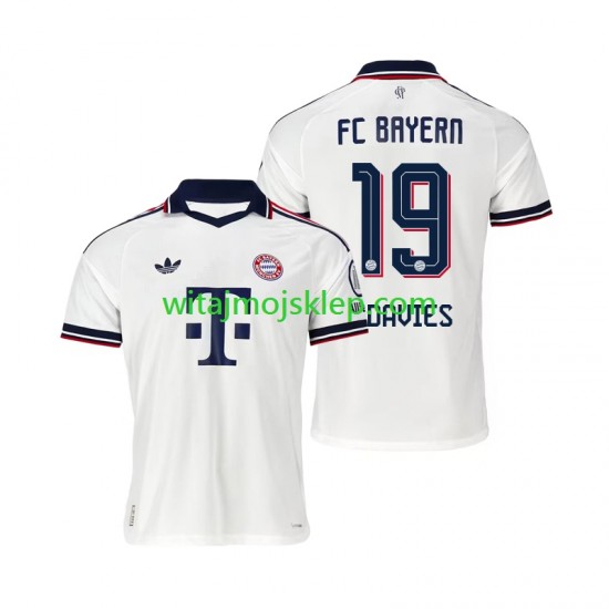 Koszulka Bayern Monachium Alphonso Davies 19 Męska Stroje Wyjazdowe 2026-2027 Krótkie Rękawy