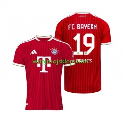 Koszulka Bayern Monachium Alphonso Davies 19 Męska Stroje Domowe 2026-2027 Krótkie Rękawy