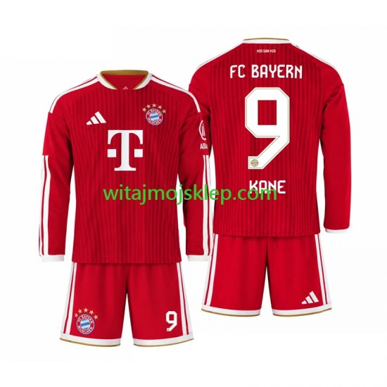 Koszulka Bayern Monachium Harry Kane 9 Dziecięca Stroje Domowe 2026-2027 Długie Rękawy