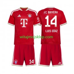 Koszulka Bayern Monachium Luis Diaz 14 Dziecięca Stroje Domowe 2026-2027 Krótkie Rękawy