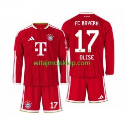 Koszulka Bayern Monachium Michael Olise 17 Dziecięca Stroje Domowe 2026-2027 Długie Rękawy