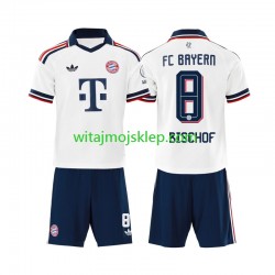 Koszulka Bayern Monachium Tom Bischof 8 Dziecięca Stroje Wyjazdowe 2026-2027 Krótkie Rękawy