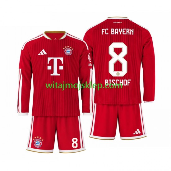 Koszulka Bayern Monachium Tom Bischof 8 Dziecięca Stroje Domowe 2026-2027 Długie Rękawy