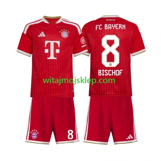 Koszulka Bayern Monachium Tom Bischof 8 Dziecięca Stroje Domowe 2026-2027 Krótkie Rękawy