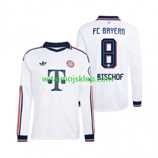 Koszulka Bayern Monachium Tom Bischof 8 Męska Stroje Wyjazdowe 2026-2027 Długie Rękawy