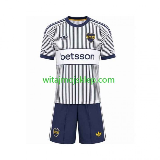 Koszulka CA Boca Juniors Dziecięca Stroje Wyjazdowe 2026-2027 Krótkie Rękawy