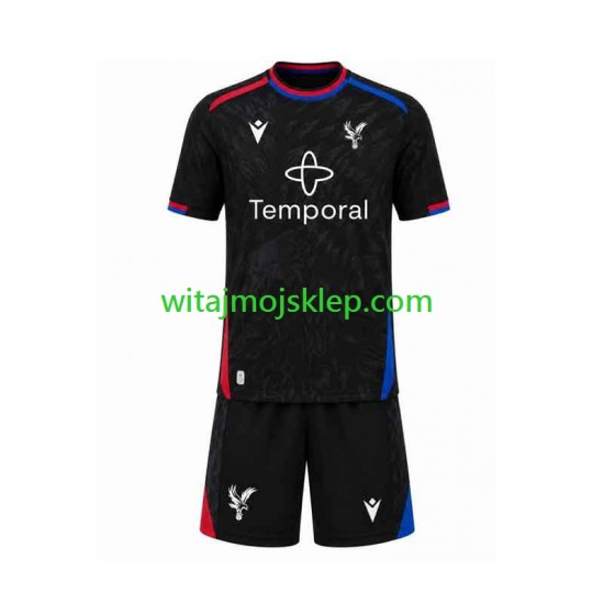 Koszulka Crystal Palace Dziecięca Stroje Wyjazdowe 2026-2027 Krótkie Rękawy