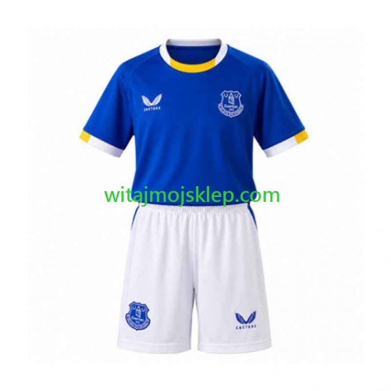 Koszulka Everton Dziecięca Stroje Domowe 2026-2027 Krótkie Rękawy